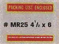 Packing List Invoice Envelopes (MR25)